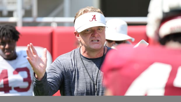 Alabama Offensive Line Coach Eric Wolford